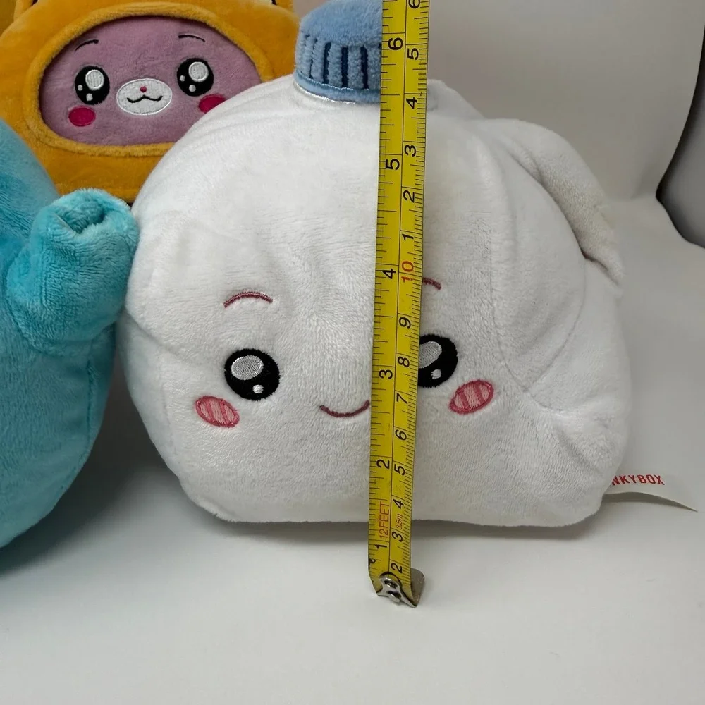 Lanky box plush lot - Milky foxy boxy sharky